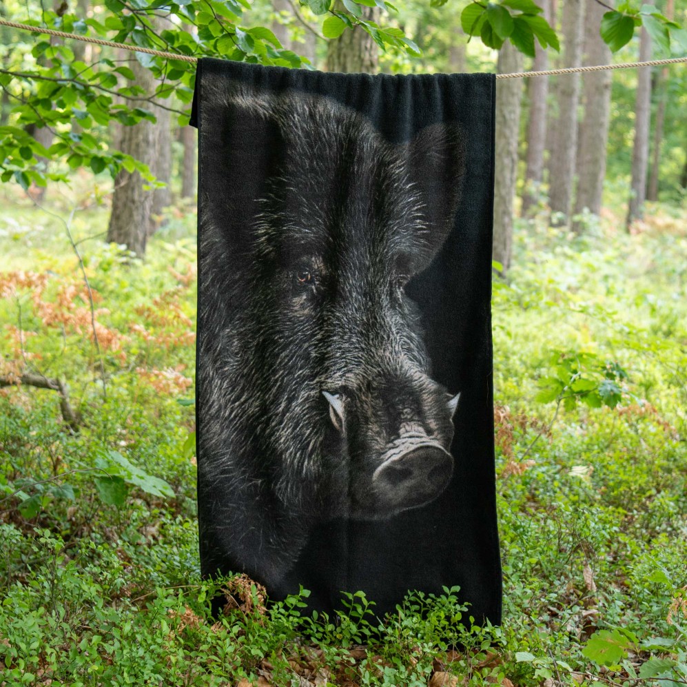 Prosop artistic, Porc Mistreț, 100% Bumbac Organic, 600g