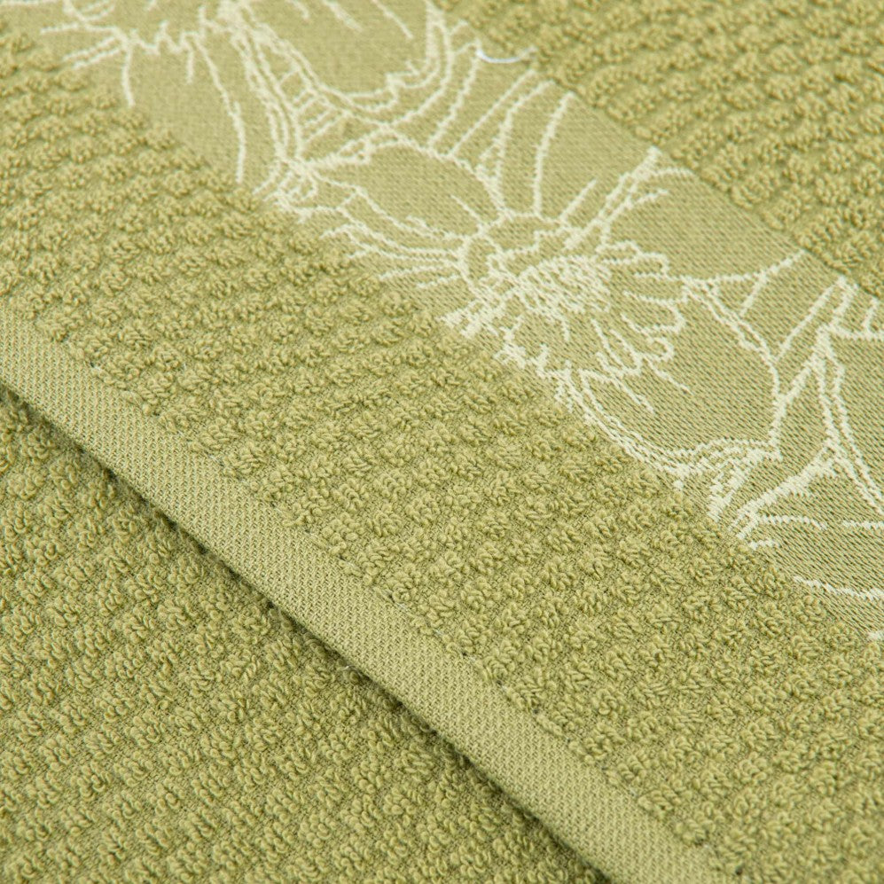 Prosop de bucătărie, Narcisă Verde, Bumbac egiptean, 360GSM Prosoape de bucătărie
