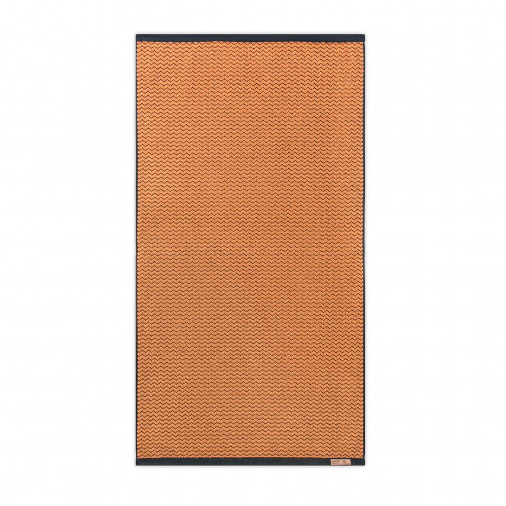 Prosop, LAHTI 2 negru/maro deschis 70x140, Bumbac Organic, 550GSM Prosoape de baie