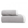 Prosop, MALMO 2 ecru/gri 50x100, Bumbac Organic, 550GSM