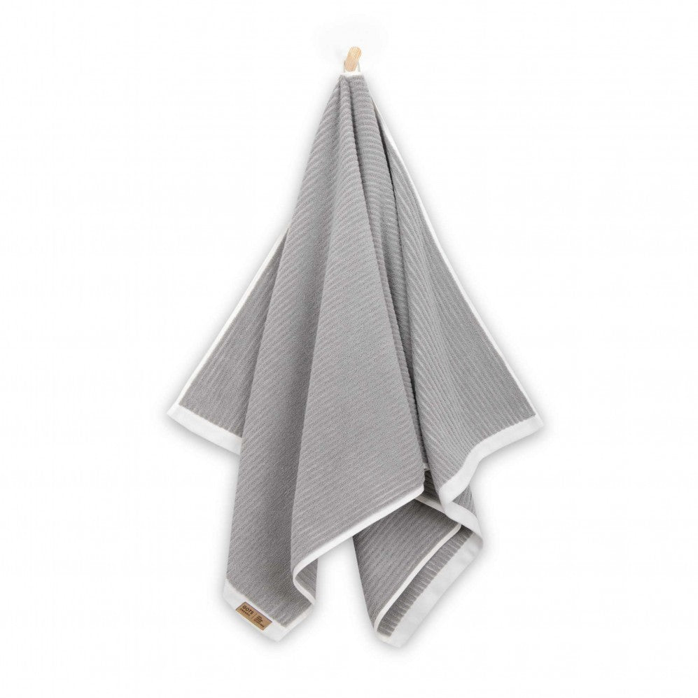 Prosop, MALMO 2 ecru/gri 70x140, Bumbac Organic, 550GSM Prosoape de baie