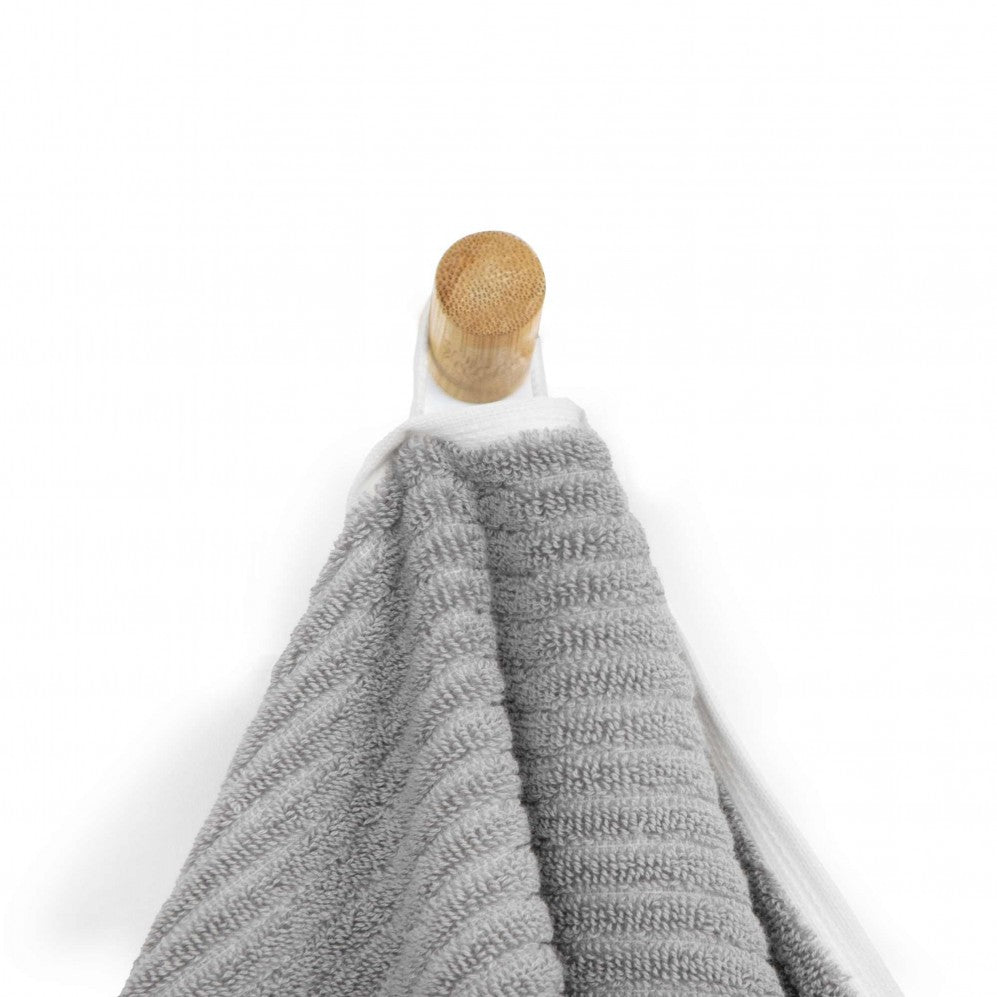 Prosop, MALMO 2 ecru/gri 70x140, Bumbac Organic, 550GSM Prosoape de baie