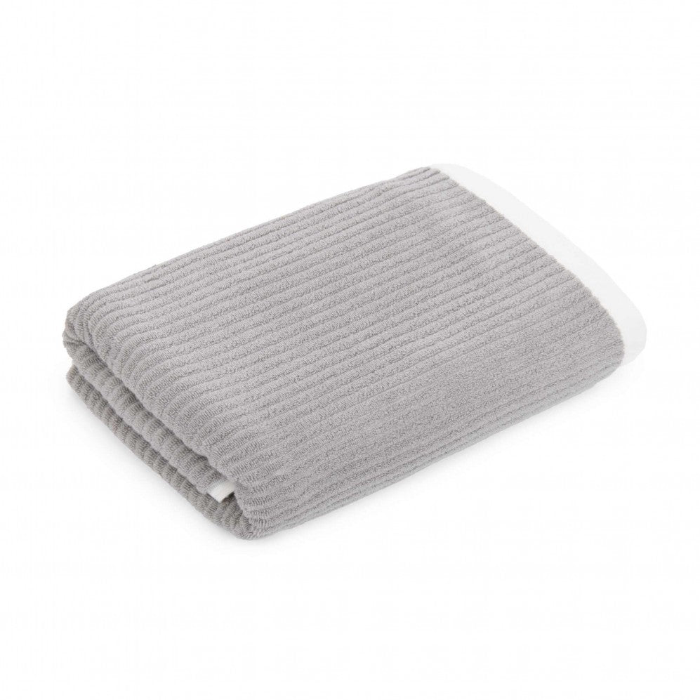 Prosop, MALMO 2 ecru/gri 70x140, Bumbac Organic, 550GSM Prosoape de baie