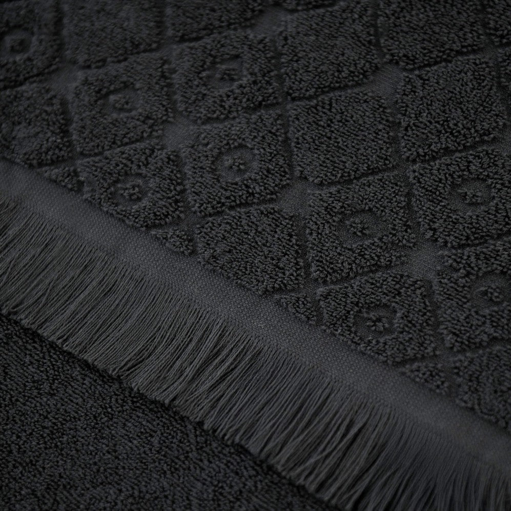 Prosop, Maura Negru 50x90, Bumbac Egiptean, 500g Prosoape de baie