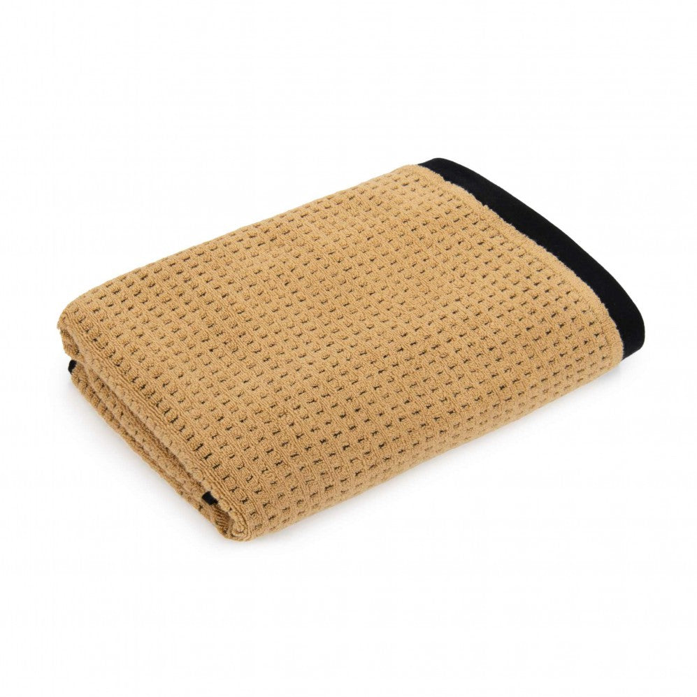 Prosop, OSLO 2 negru/bej 50x100, Bumbac Organic, 550GSM Prosoape de baie