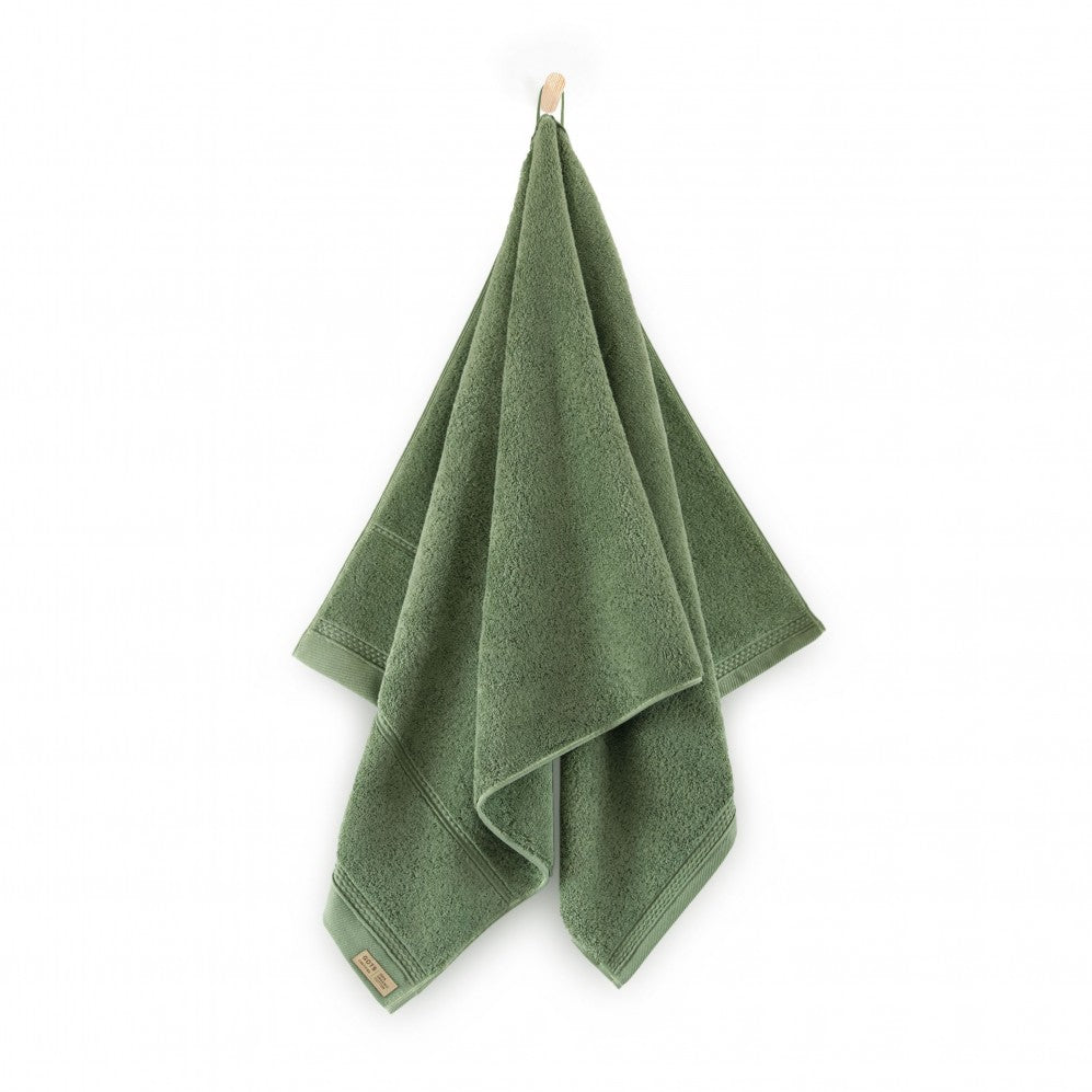 Prosop, Queen Verde 50x100, Bumbac Organic, 650GSM