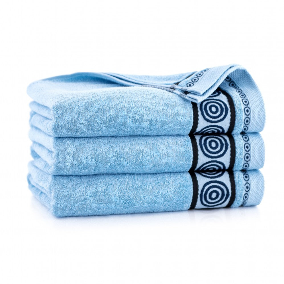 Prosop, Rondo albastru 70x140, Bumbac Egiptean, 450GSM Prosoape de baie