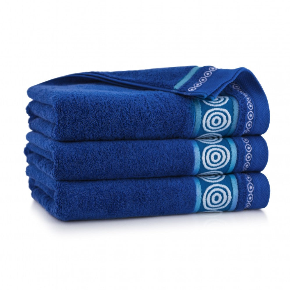 Prosop, Rondo albastru royal 70x140, Bumbac Egiptean, 450GSM Prosoape de baie