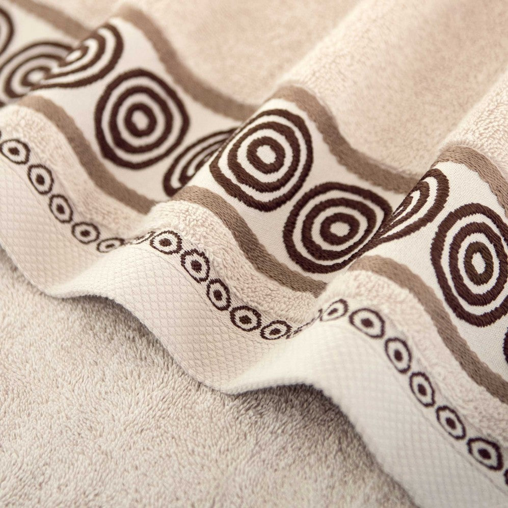 Prosop, Rondo bej deschis 30x50, Bumbac Egiptean, 450GSM Prosoape de baie