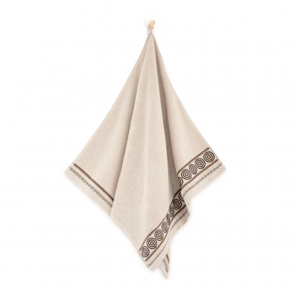 Prosop, Rondo bej deschis 30x50, Bumbac Egiptean, 450GSM Prosoape de baie