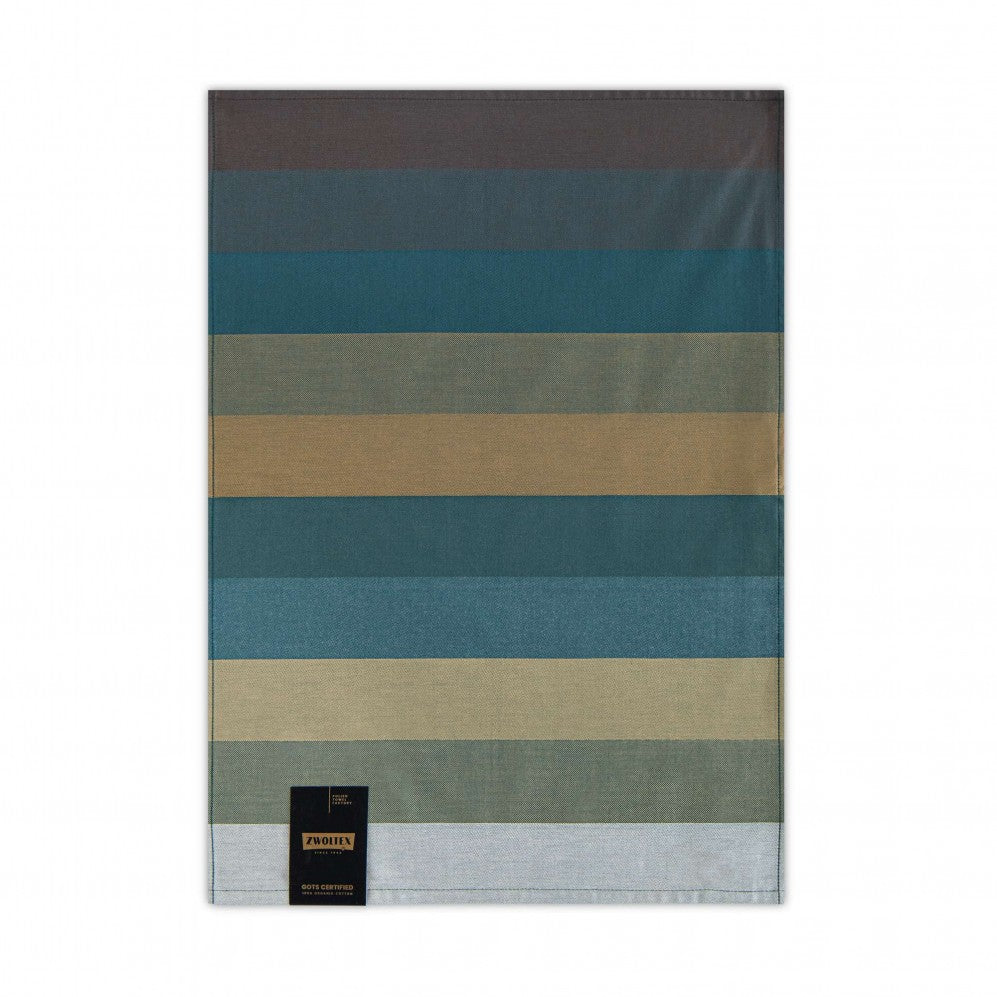 Prosop de bucătărie, Monte Carlo La Horizon verde, 100% Bumbac Organic, 240GSM Prosoape de bucătărie
