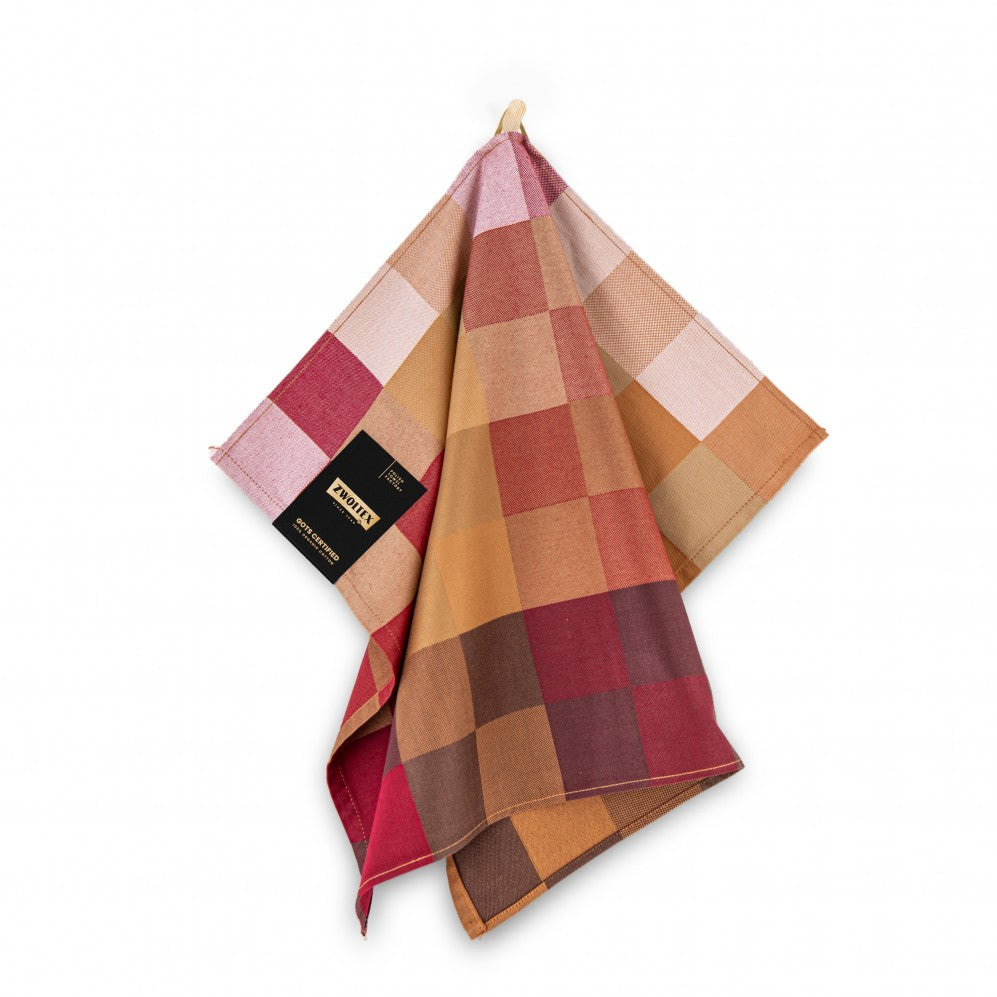 Prosop de bucătărie, Monte Carlo La Place bordo, 100% Bumbac Organic, 240GSM 50x70 Prosoape de bucătărie