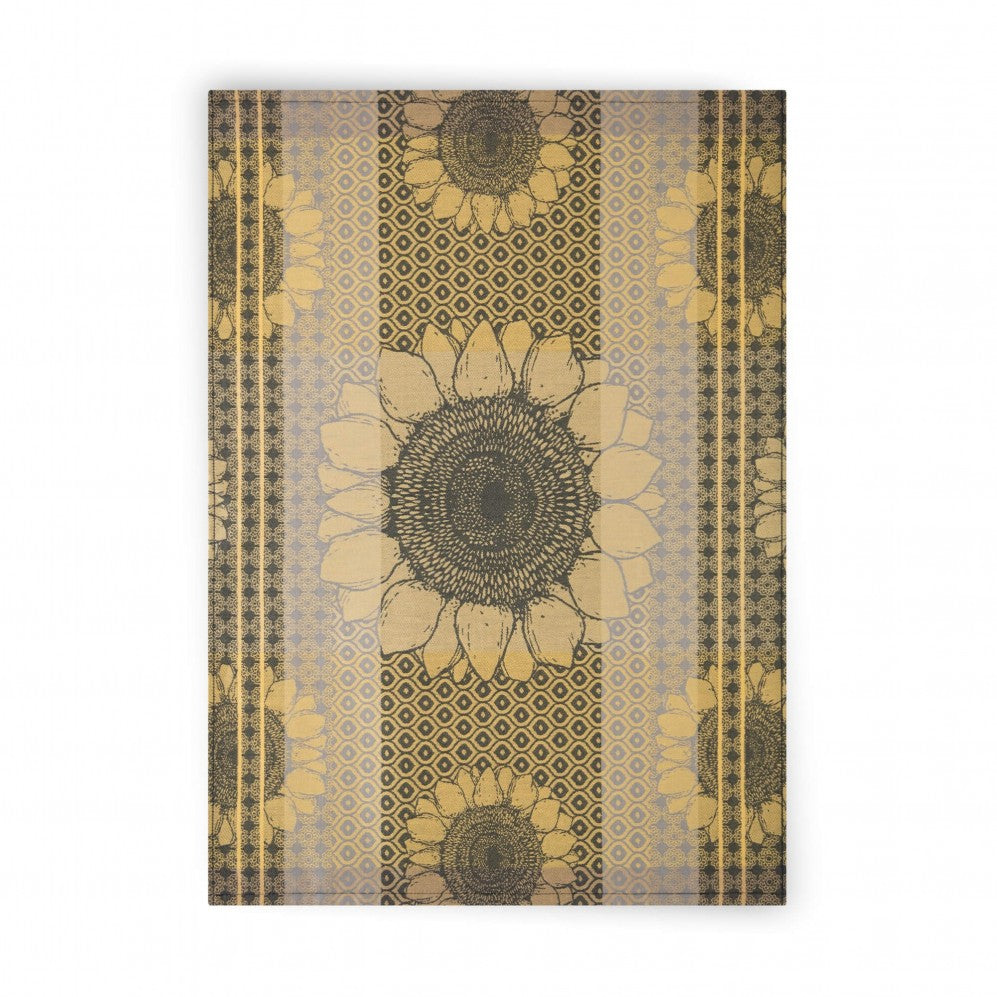 Prosop de bucătărie, Sunflowers maro 50x70, 100% Bumbac Organic, 240GSM 50x70 Prosoape de bucătărie