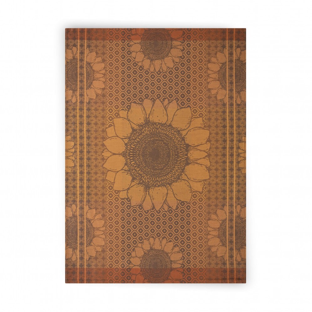 Prosop de bucătărie, Sunflowers portocaliu 50x70, 100% Bumbac Organic, 240GSM 50x70 Prosoape de bucătărie