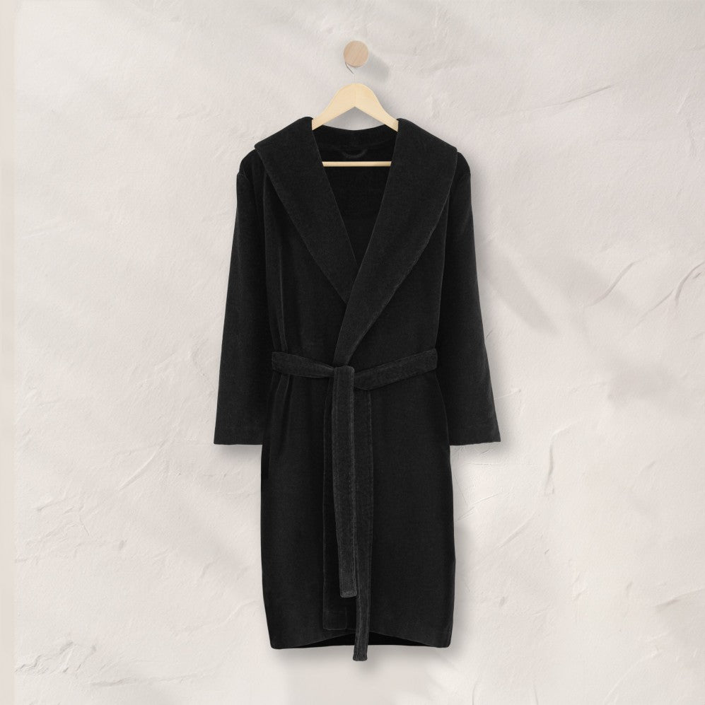 Halat de baie Bella Negru XL 340GSM XL