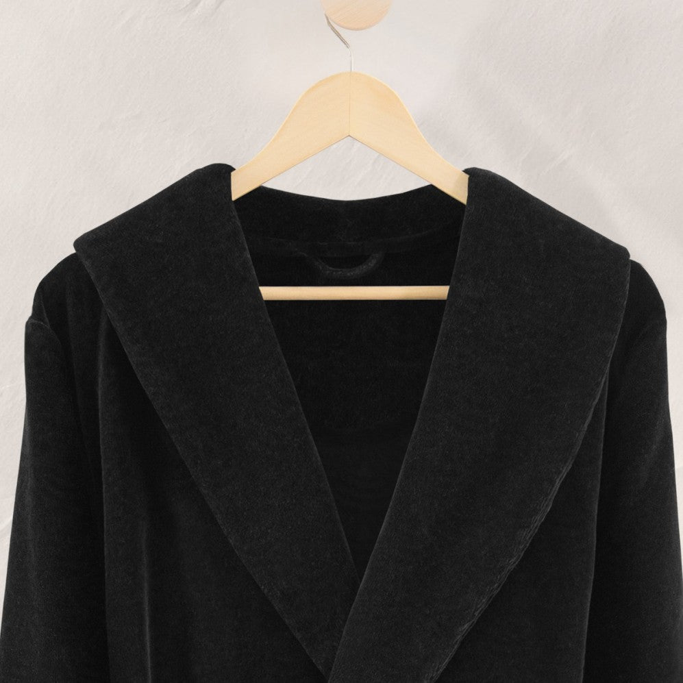 Halat de baie Bella Negru XL 340GSM