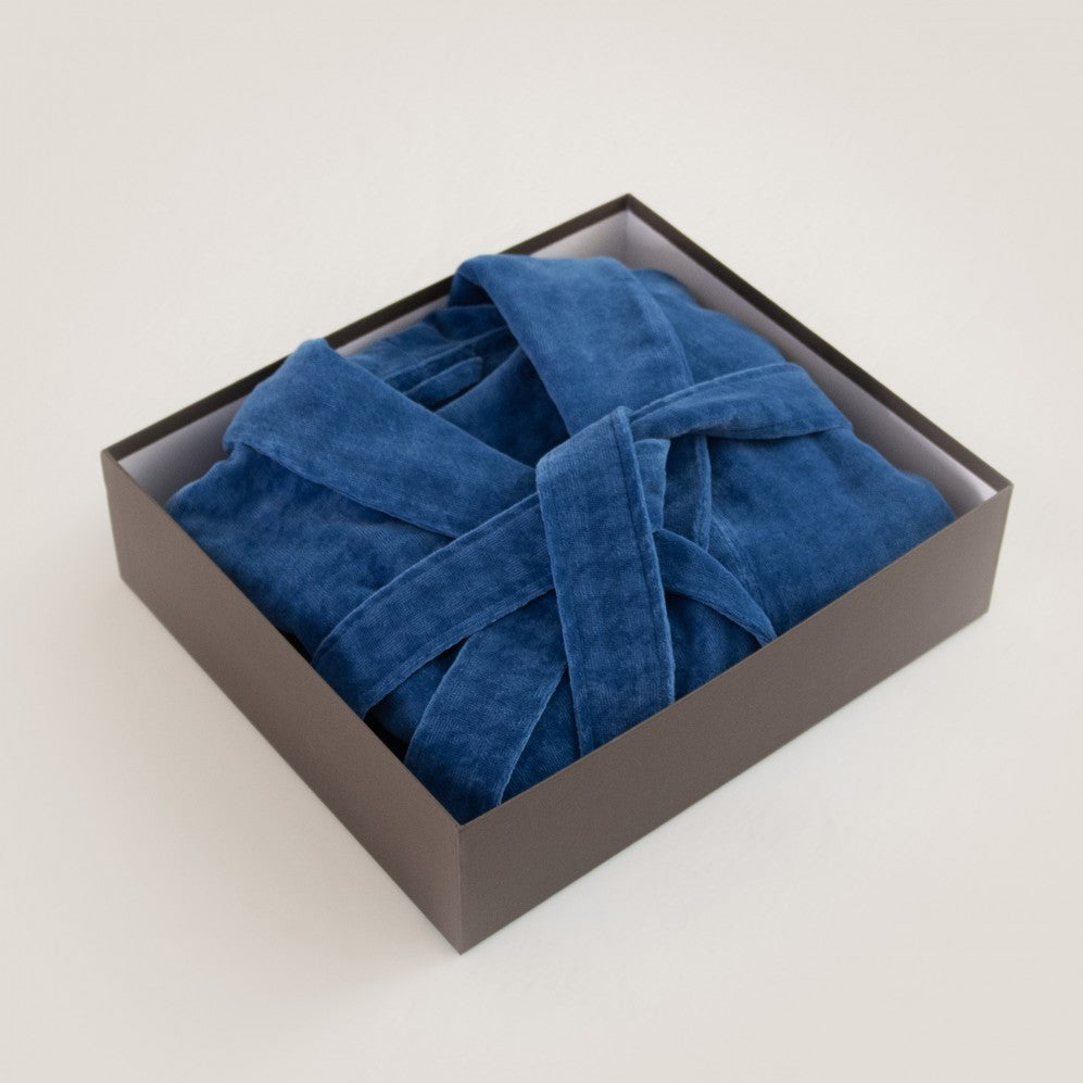 Halat de baie LORENZO Albastru XXL 340GSM