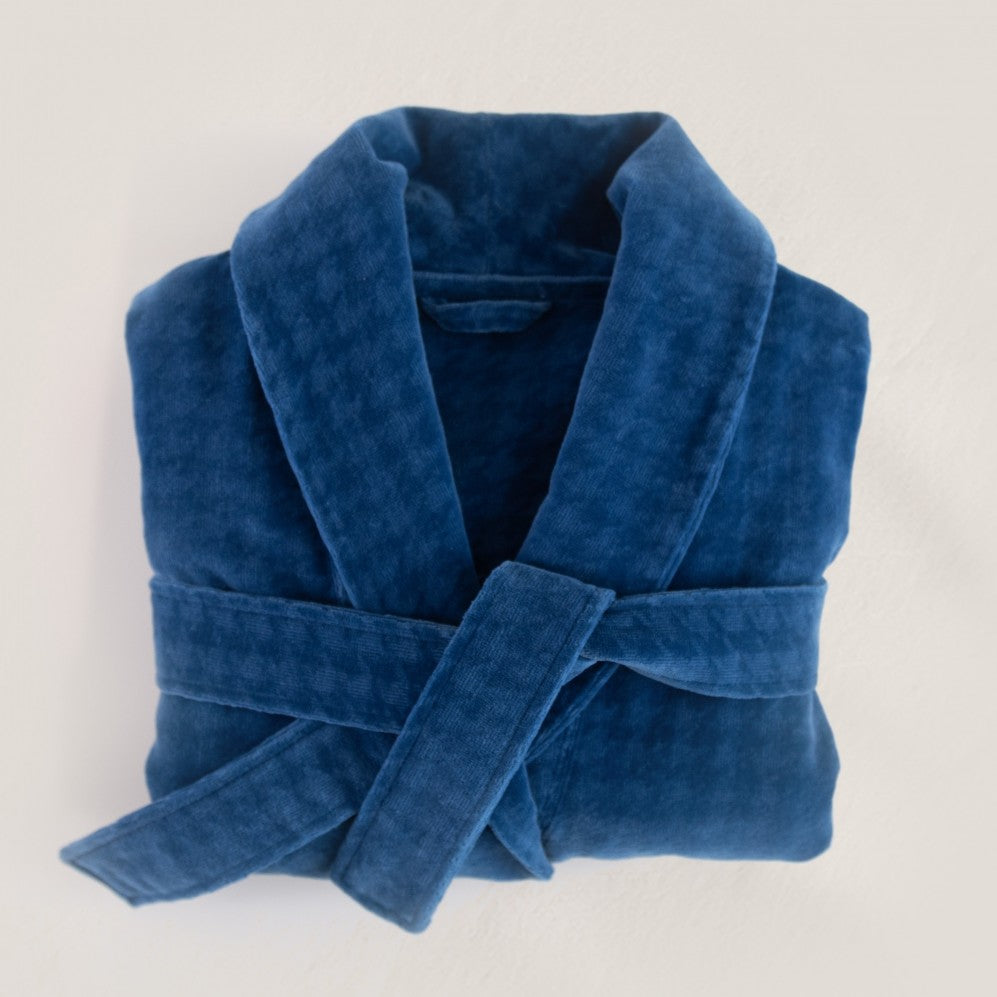 Halat de baie LORENZO Albastru XXL 340GSM