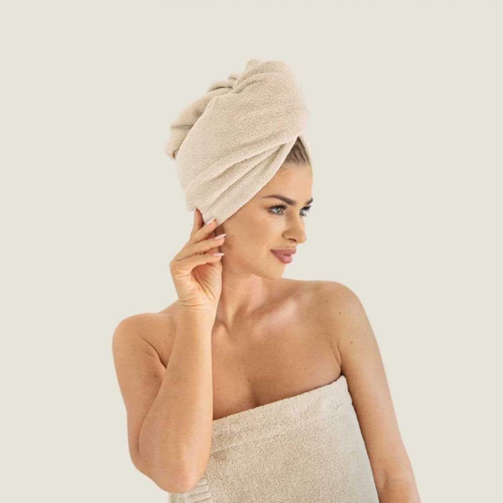 Turban SAUNA Bej 70x31 400GSM 70x31 Prosop Sauna